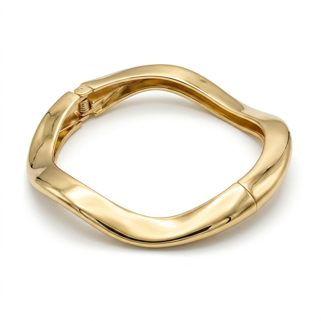 Luna Soft Curve Cuff Bracelet
