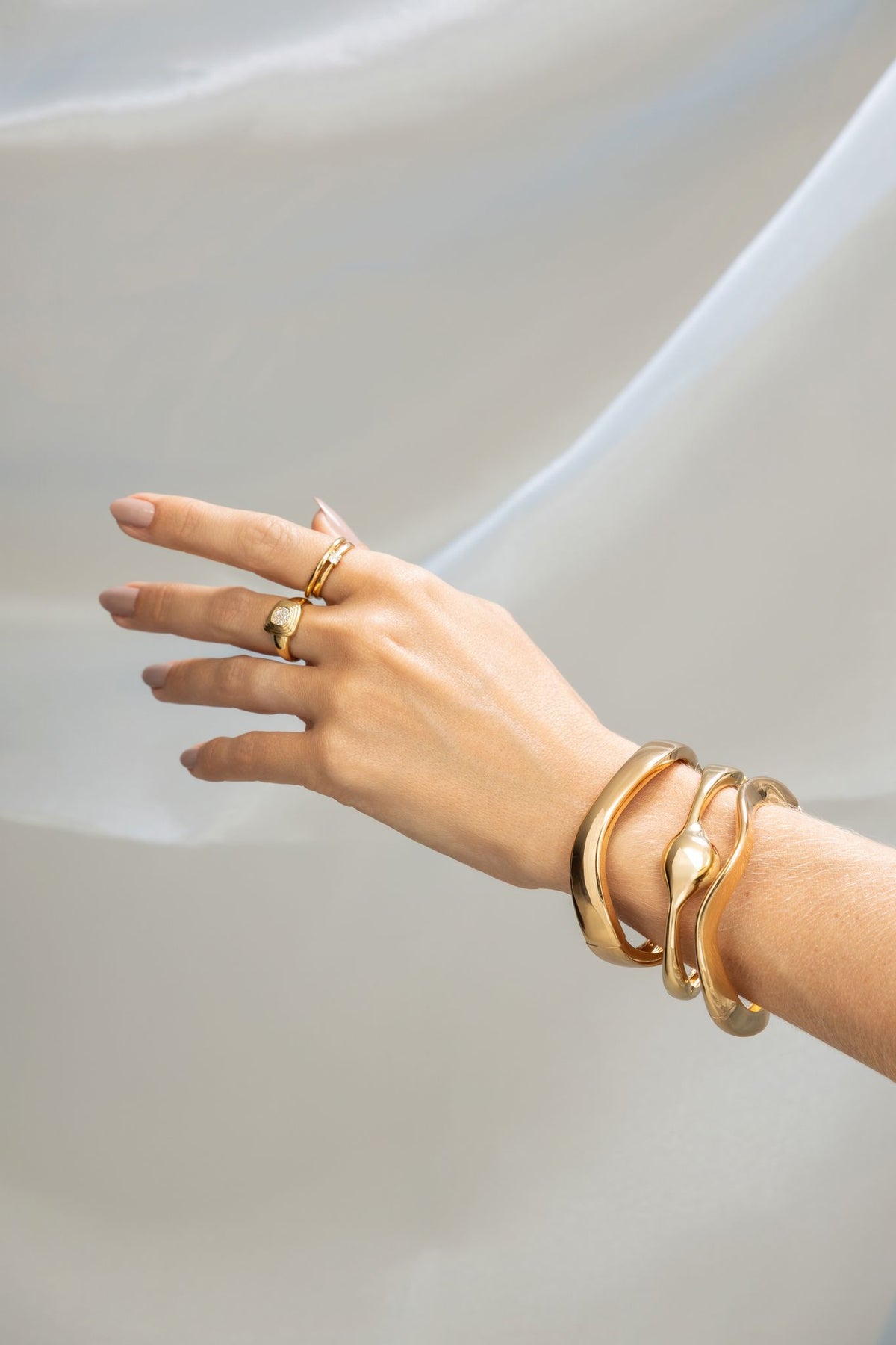 Aria Organic Cuff Bracelet