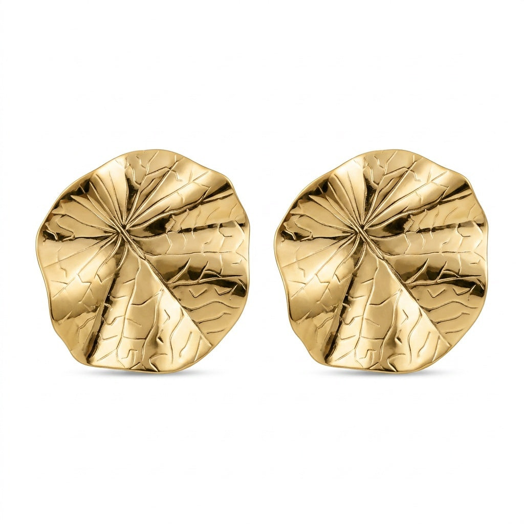 Willow  Leaf Stud Earrings