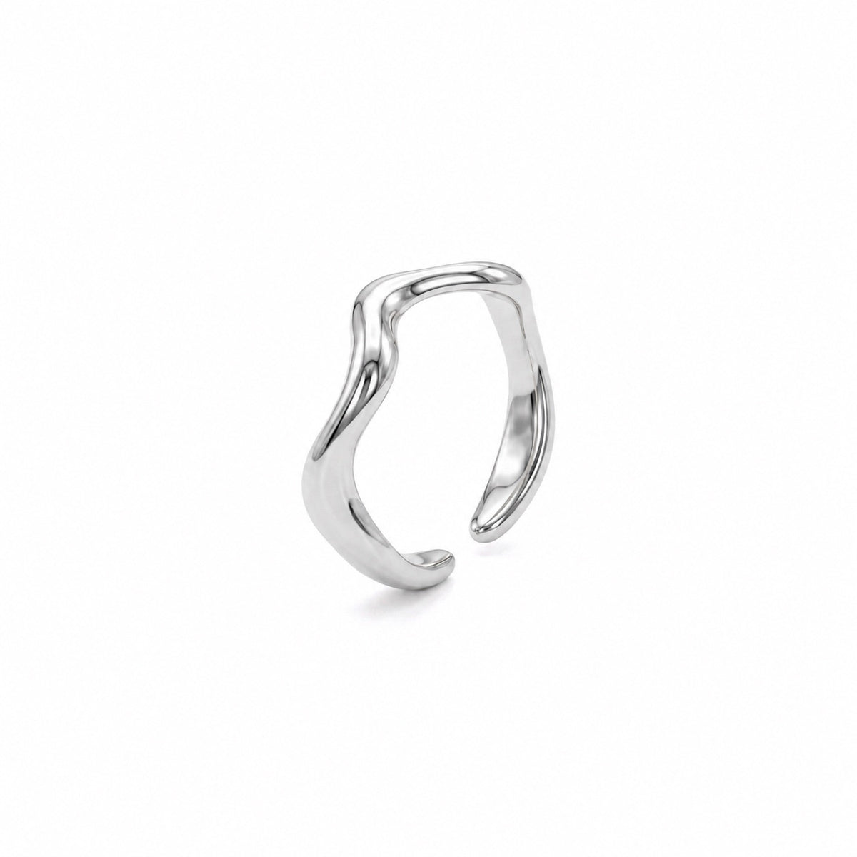 Naya Silver Crossover Ring