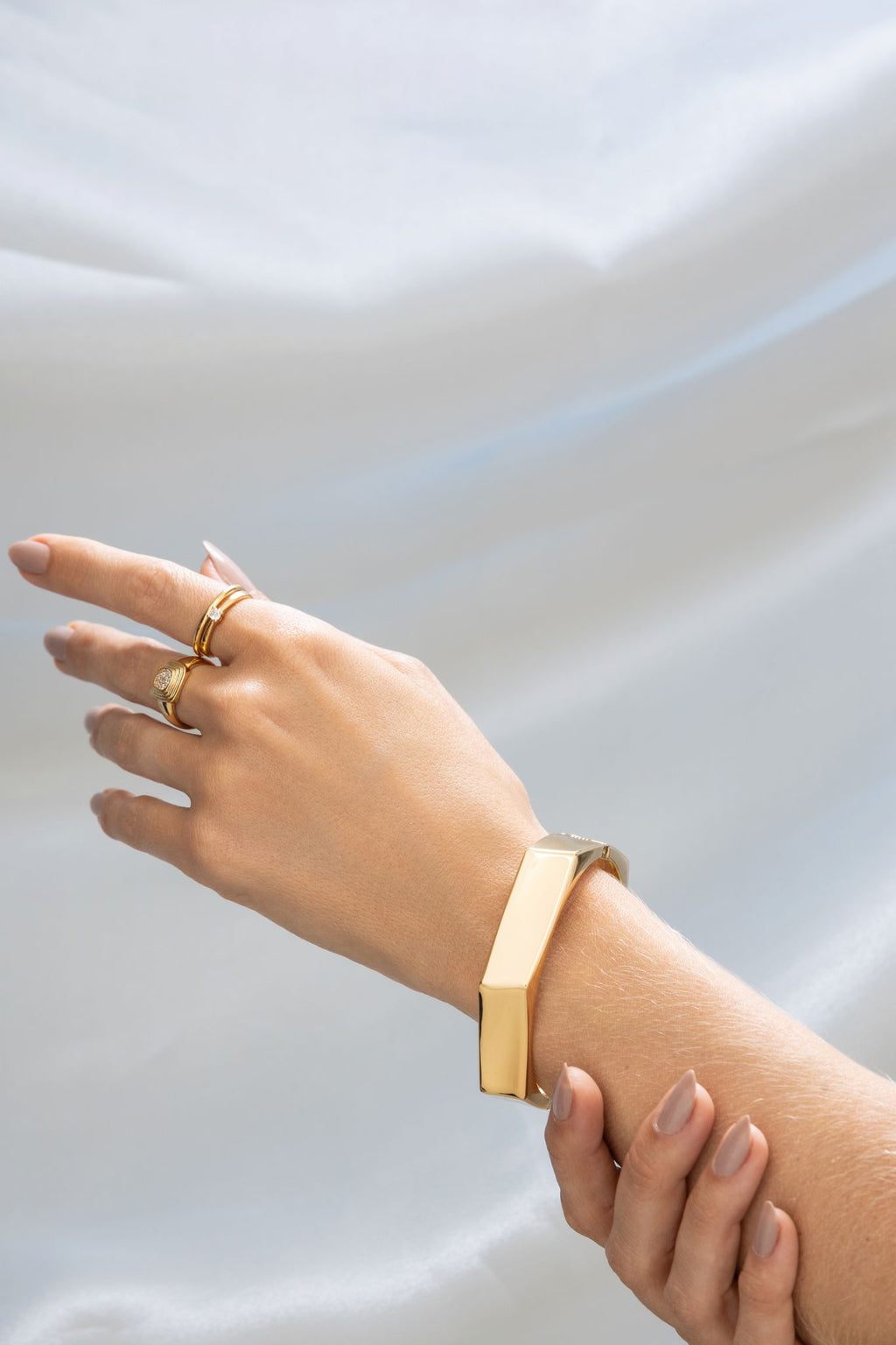 Avery Geometric Cuff Bracelet