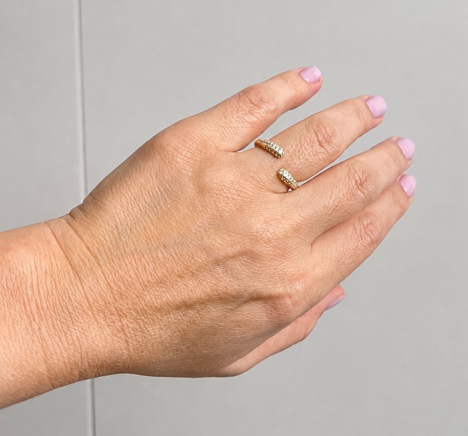 Sienna Pavé Adjustable Ring
