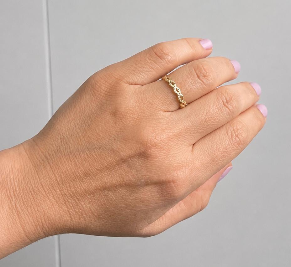 Lumi CZ Chain Ring