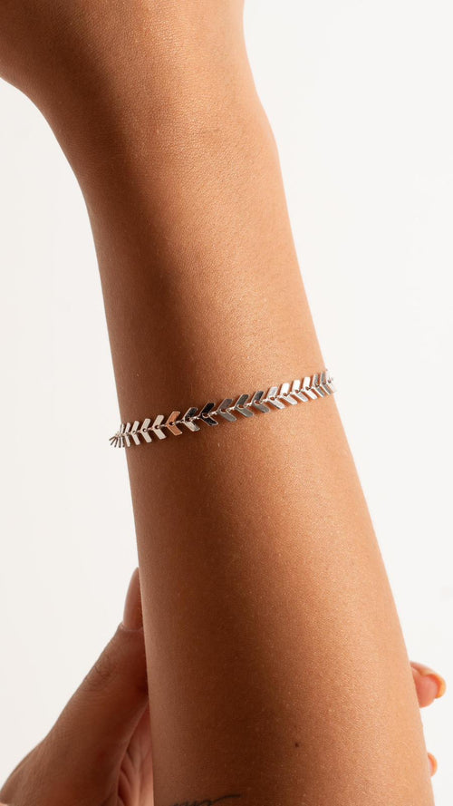 Aria Silver Bracelet by Safira Jewellery