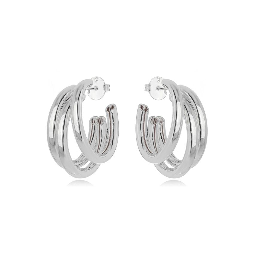 Atlanta Silver Earrings by Safira Jewellery