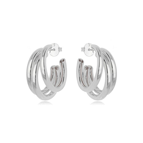 Atlanta Silver Earrings by Safira Jewellery