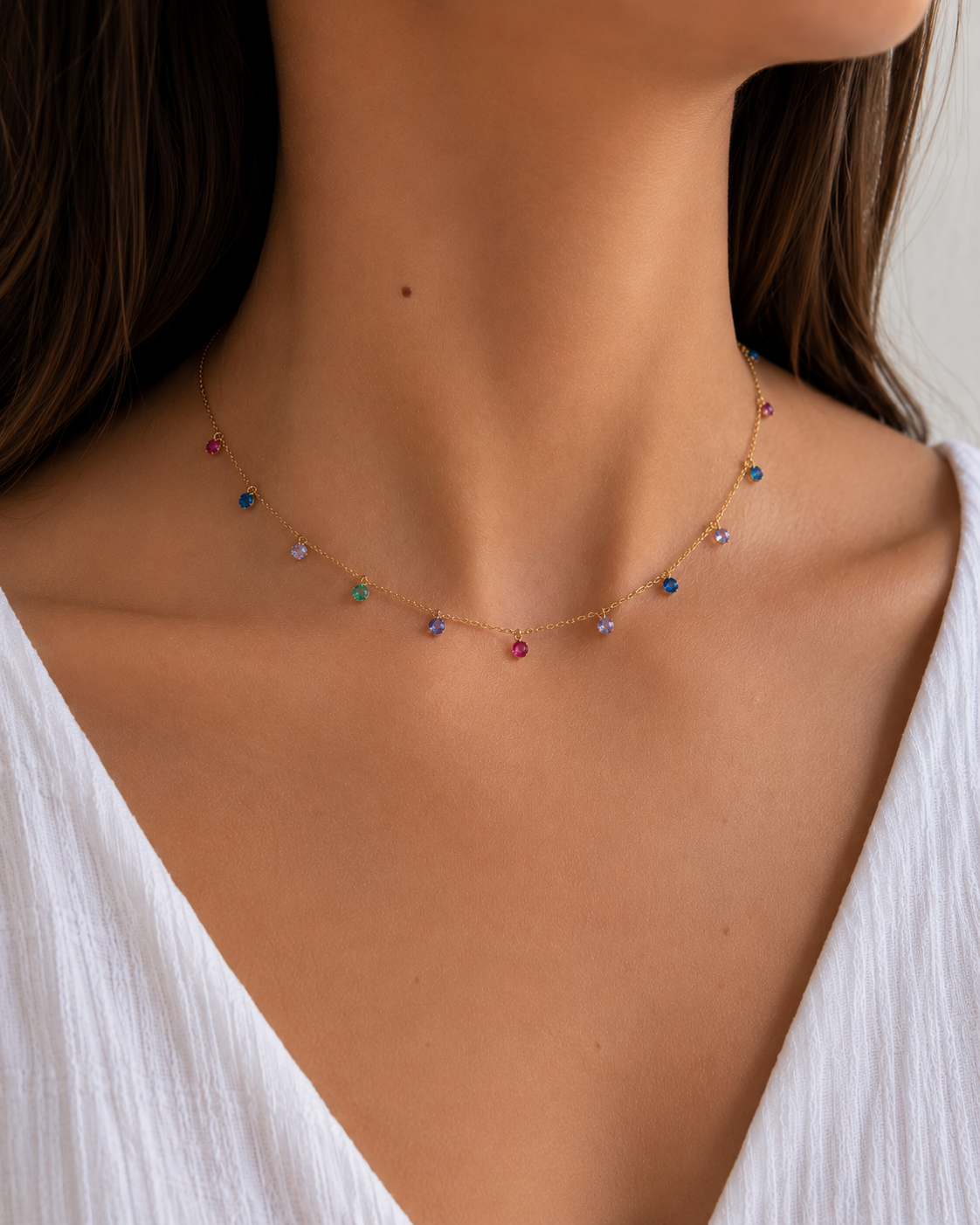 Aurora Charm Choker by Safira Jewellery