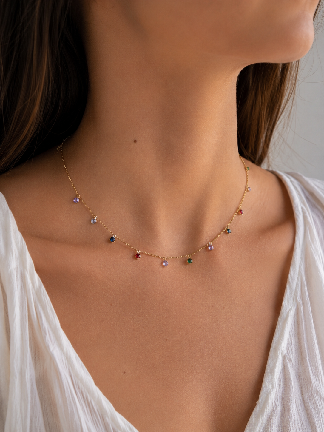 Aurora Charm Choker by Safira Jewellery