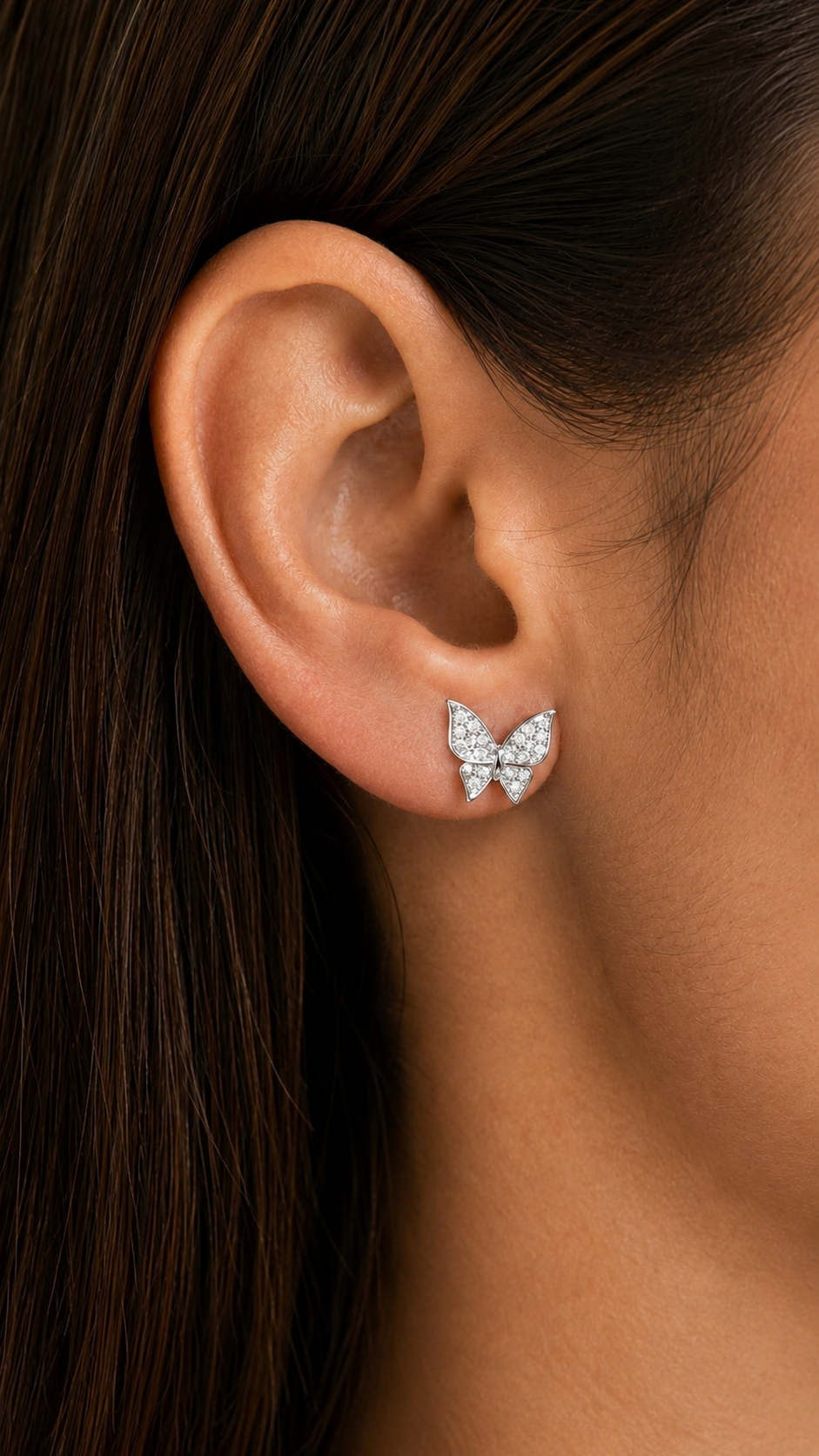 Butterfly Earring by Safira Jewellery
