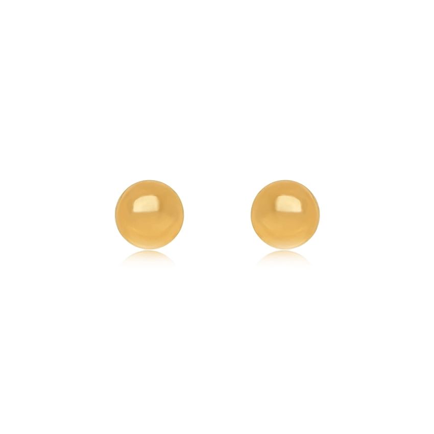 Golden Dot Earrings by Safira Jewellery