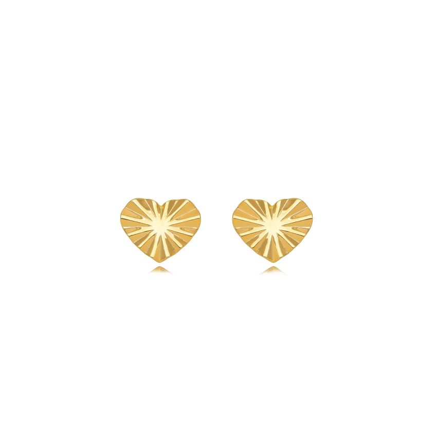 Grace Heart Earrings by Safira Jewellery