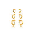 Heart Charm Trio