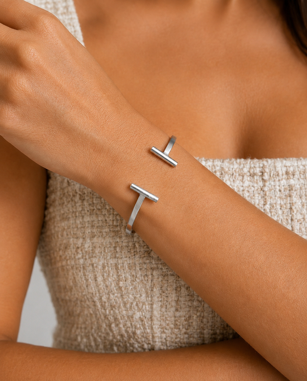 Silver Cascade Bracelet by Safira Jewellery
